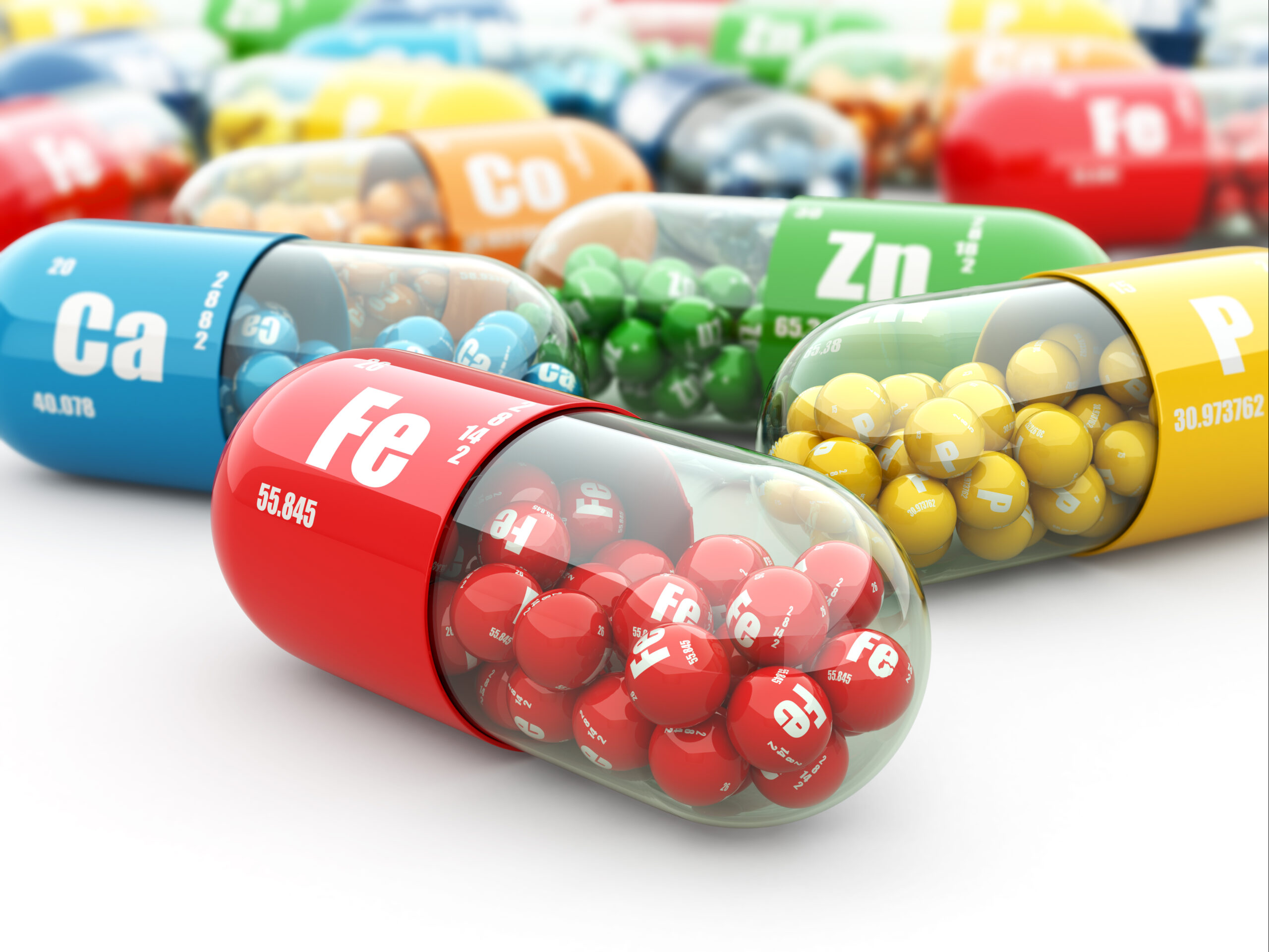 Dietary supplements. Variety pills. Vitamin capsules.