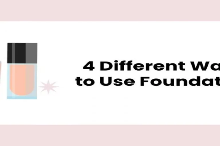 know 4 Different Ways to Use Foundation
