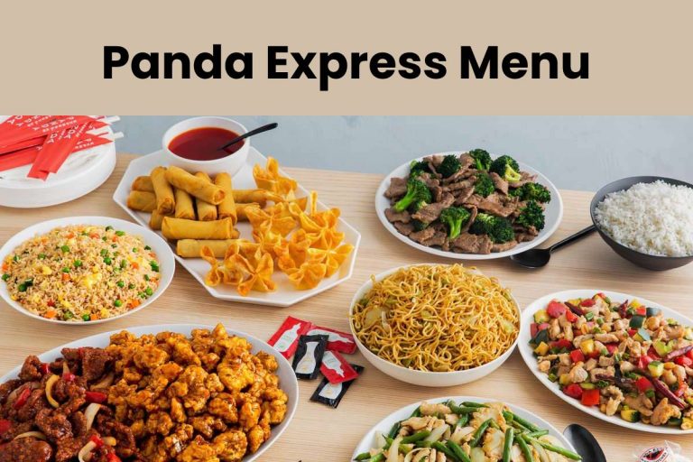 Panda Express Menu