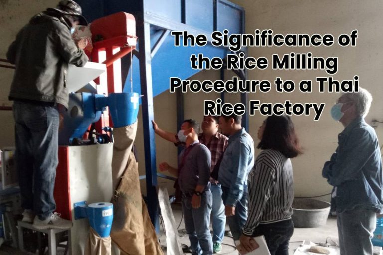 The Significance of the Rice Milling Procedure to a Thai Rice Factory