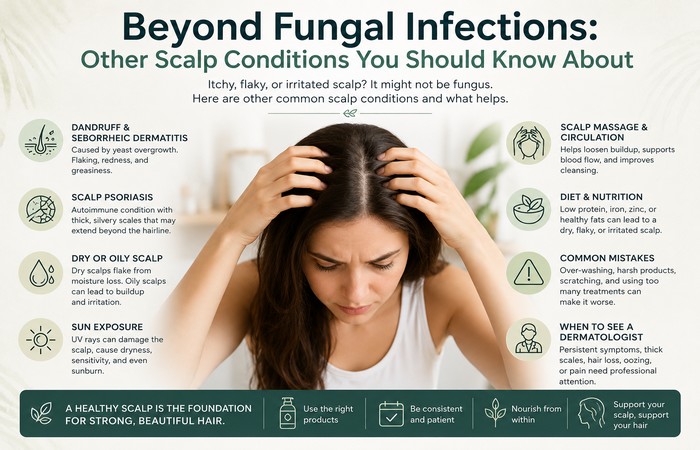 beyond fungal infections scalp conditions
